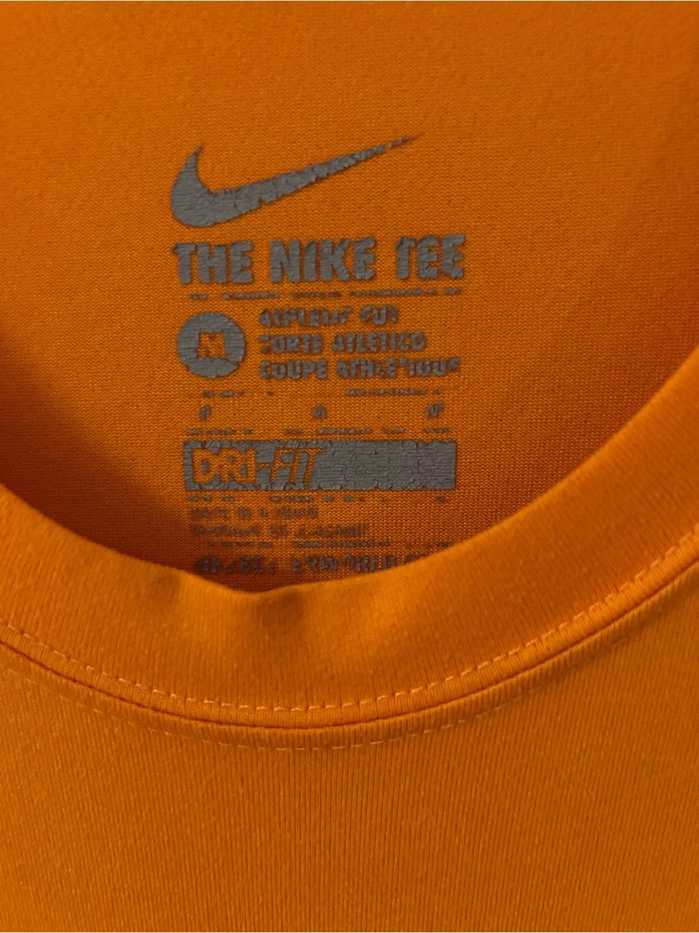 Nike Dri-FIT long sleeve Tee - Orange